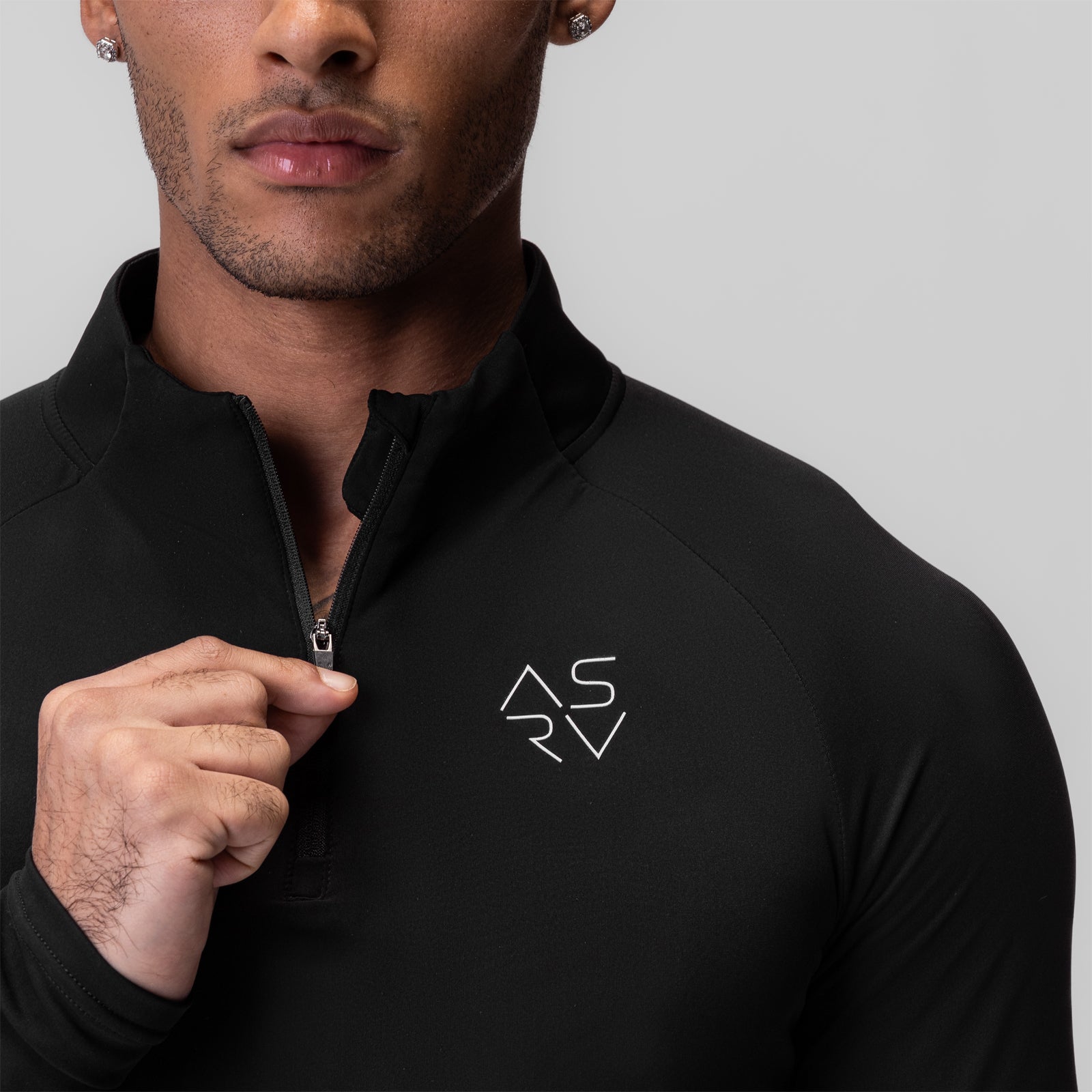 subtle mock neck