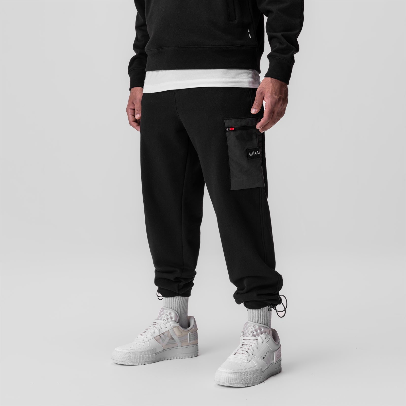 ★SCULPTOR★ Acid Cargo Jogger Pants Washed Black SC24S403BK Acid Cargo Jogger Pants Washed Black – Sculptor