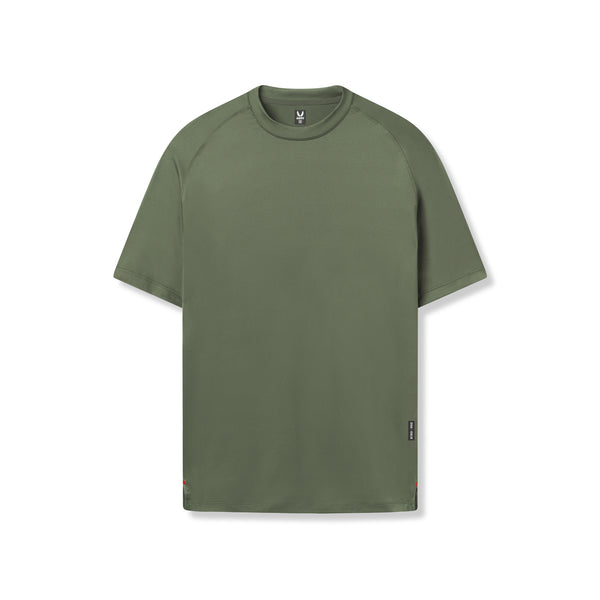 0918. AeroSilver® Fitted Tee - Olive