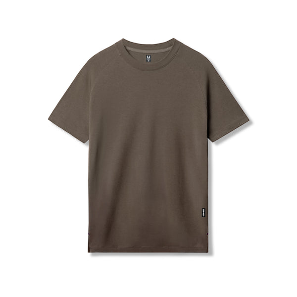 0919. Supima® Fitted Tee - Deep Taupe