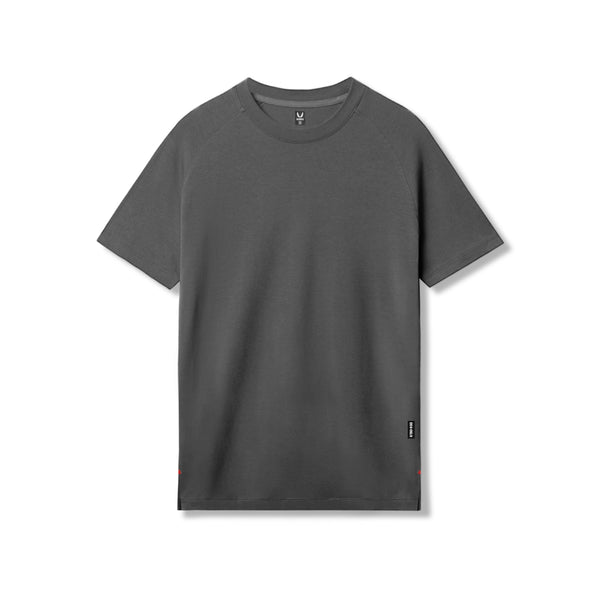 0919. Supima® Fitted Tee - Space Grey
