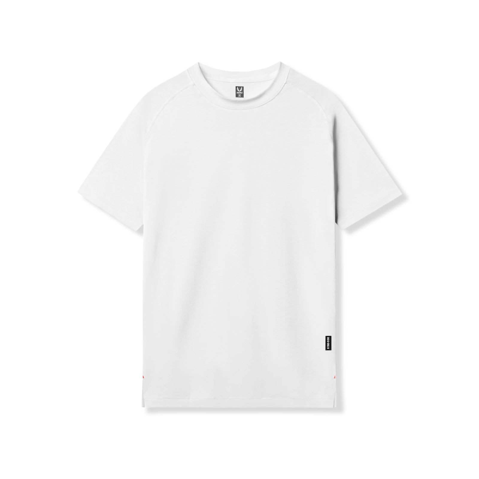 flatlay Supima Essential Tee in white, front view