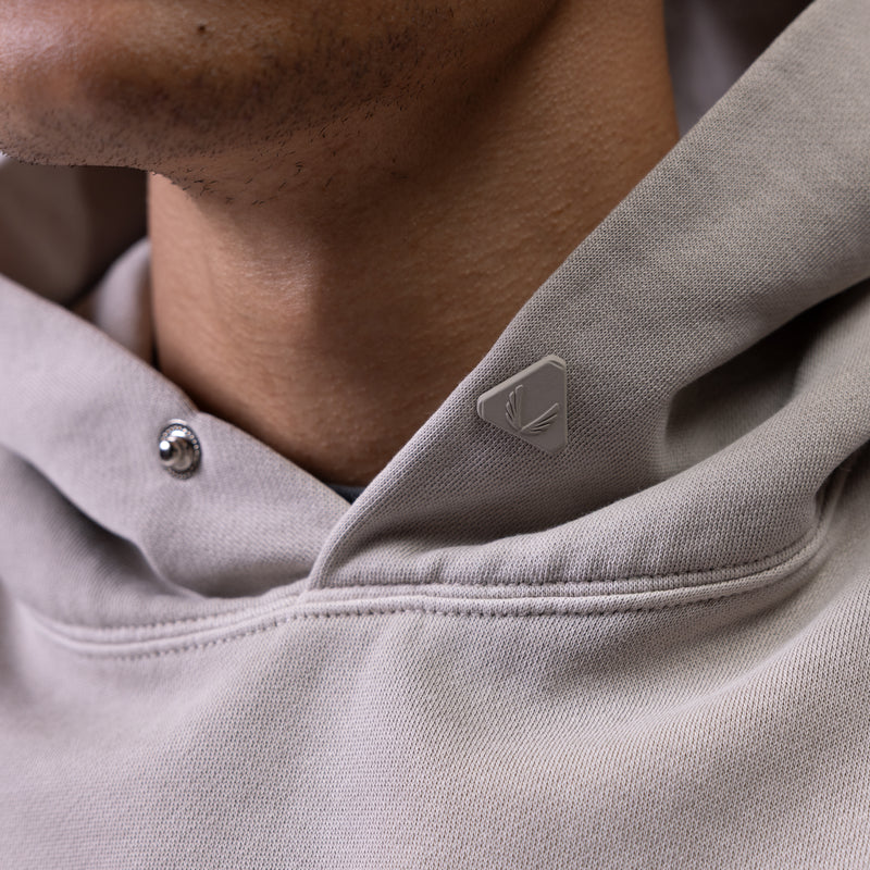 0920. Tech Essential™ Distressed Hoodie - Faded Chai