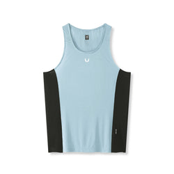 0949. Laser-Vent™ Singlet Tank - Light Sky/Black