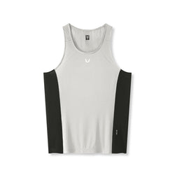 0949. Laser-Vent™ Singlet Tank - Slate Grey/Black