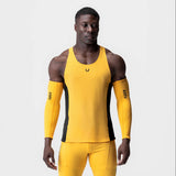 0949. Laser-Vent™ Singlet Tank - Amber/Black