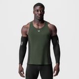 0949. Laser-Vent™ Singlet Tank - Olive/Black