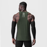 0949. Laser-Vent™ Singlet Tank - Olive/Black