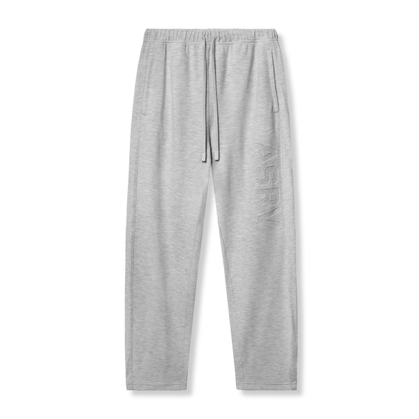 0957. Waffle Knit Relaxed Sweatpant - Heather Grey