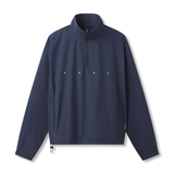 0970. Ripstop Quarter Zip Jacket - Navy