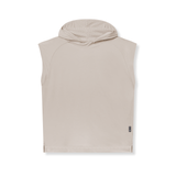 0983. Reversible 2-in-1 Cutoff Hoodie - Chai