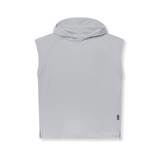 0983. Reversible 2-in-1 Cutoff Hoodie - Slate Grey