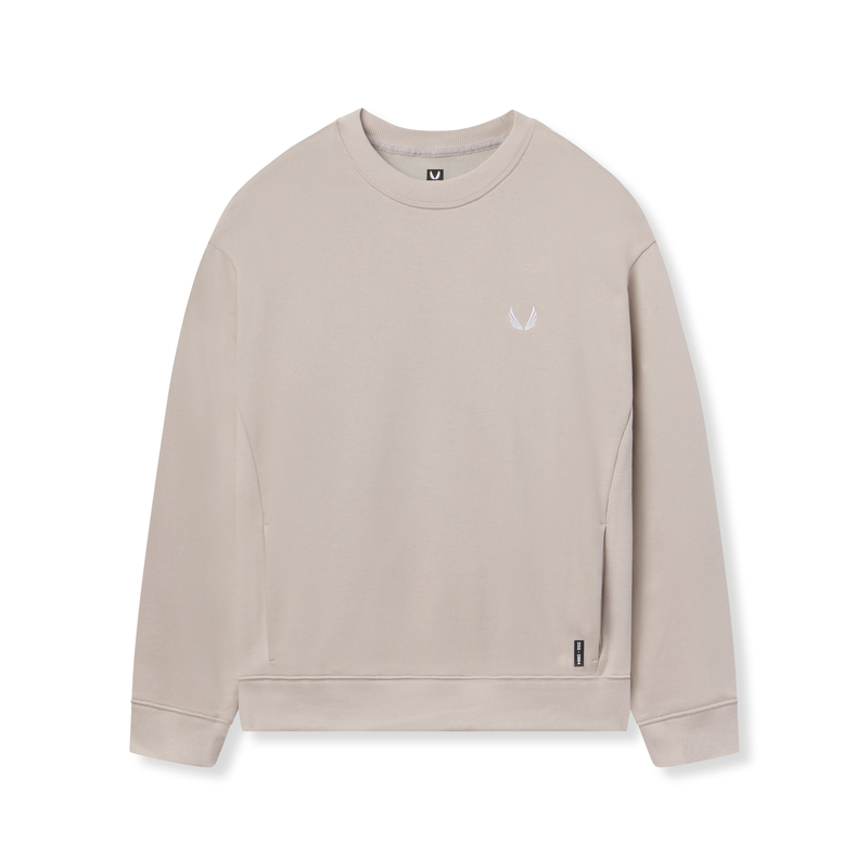 0984. Herringbone Terry Crewneck - Chai