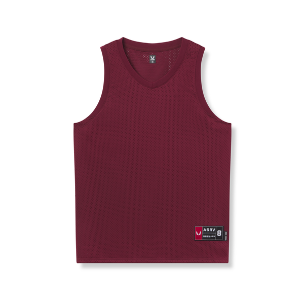 0990. Ion-Mesh Basketball Jersey - Crimson