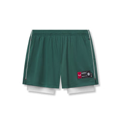 0991. Ion-Mesh 5" Liner Short - Forest Green