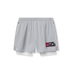 0991. Ion-Mesh 5" Liner Short - Slate Grey