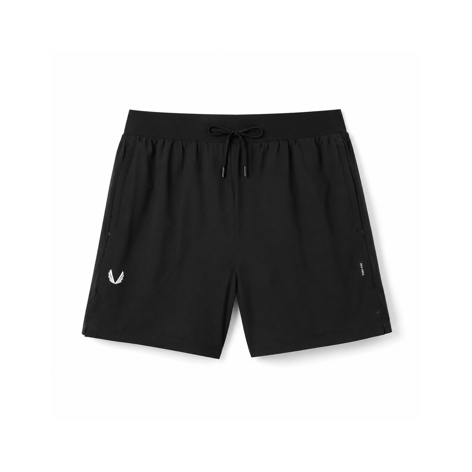 flatlay Aerotex Training Short in black, front view