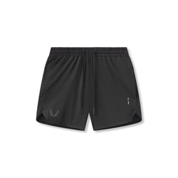 0993. AeroSilver® 5" Linerless Short - Black/Black