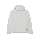 1054. Towel Terry Reversible Hoodie - Heather Grey