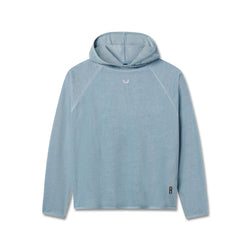 1054. Towel Terry Reversible Hoodie - Light Sky