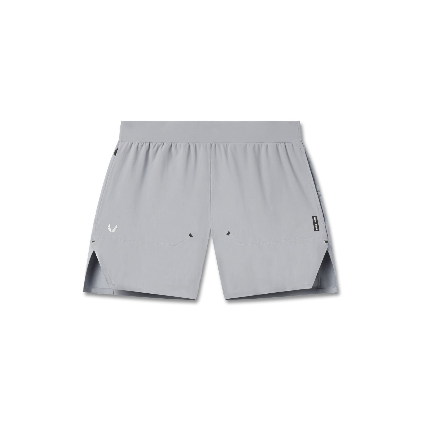 Flatlay of Tetra-Lite Bonded Training Short in Slate Grey, front view