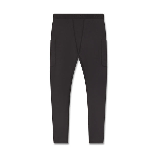 1065. Creora® Cotton Modal Side Pocket Legging - Black