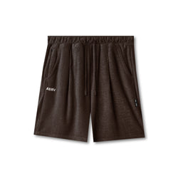 1094. Towel Terry Relaxed Short - Dark Earth