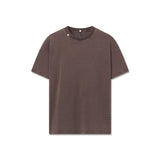 1102. Distressed Relaxed Tee - Dark Earth