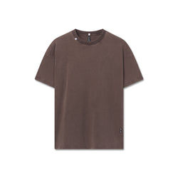 1102. Distressed Relaxed Tee - Dark Earth