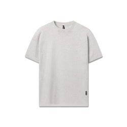 1102. Distressed Relaxed Tee - Heather Grey