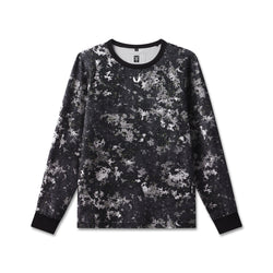 1112. Waffle Knit Longsleeve - Pixel Camo