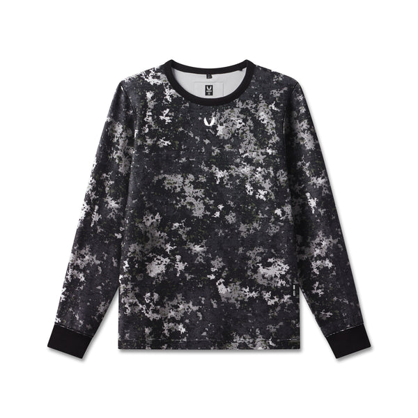 1112. Waffle Knit Longsleeve - Pixel Camo