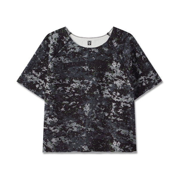 1114. Vintage Raw Hem Pump Cover - Pixel Camo