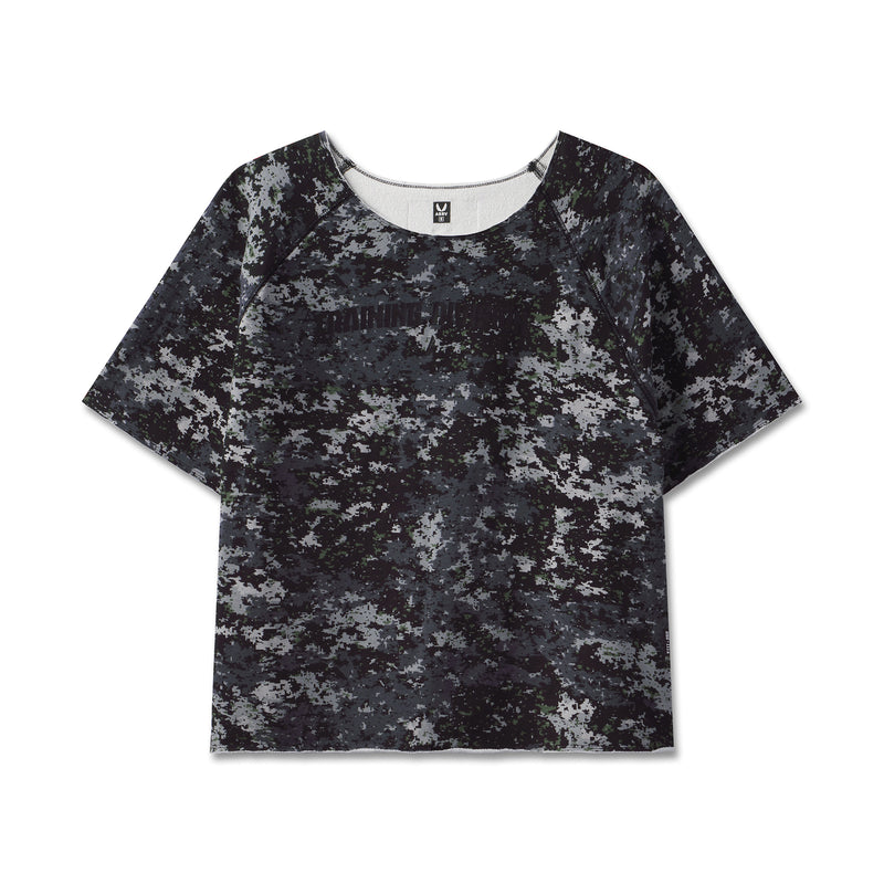 1114. Vintage Raw Hem Pump Cover - Pixel Camo