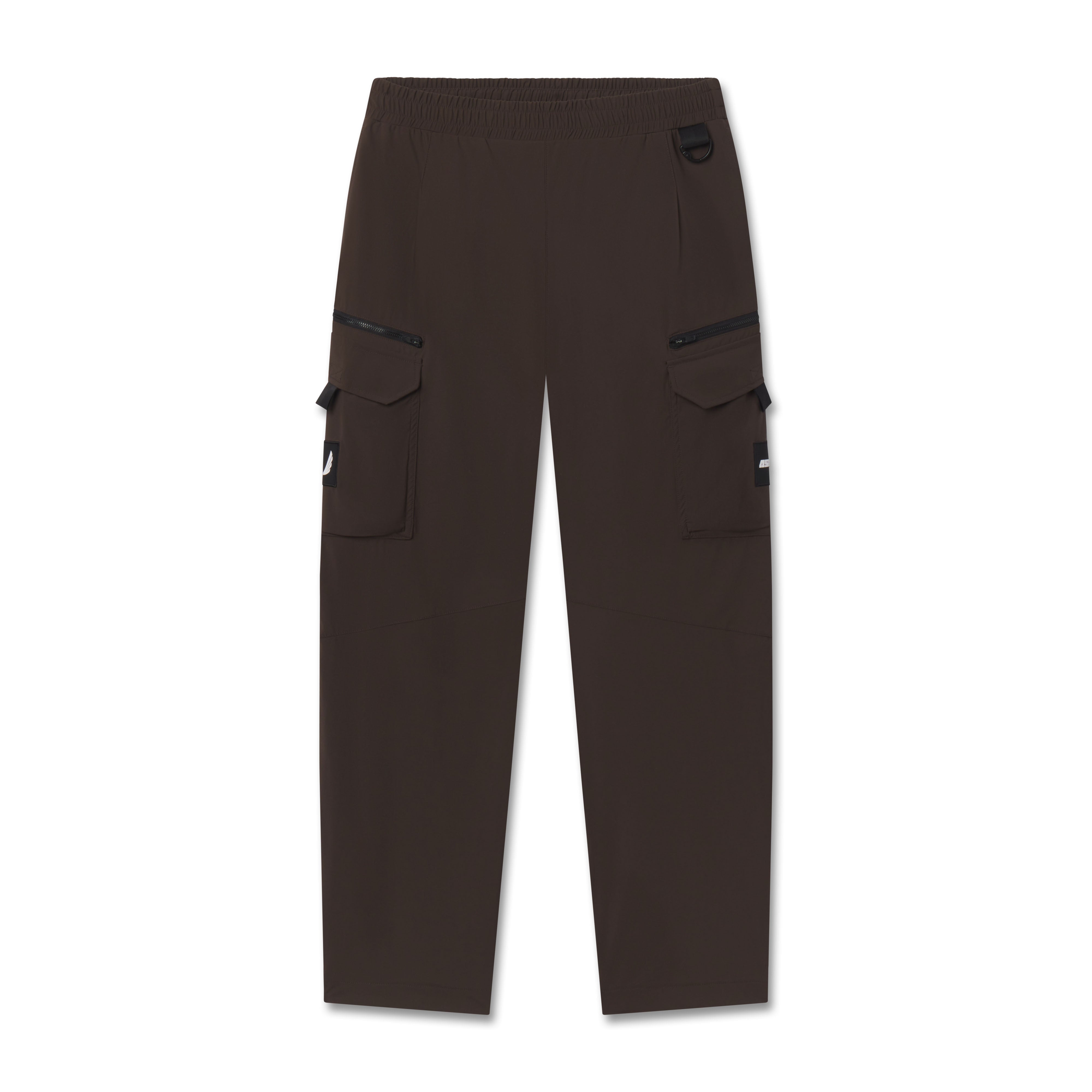 flatlay Tetra-Lite® Cargo City Pant in dark earth brown, front view