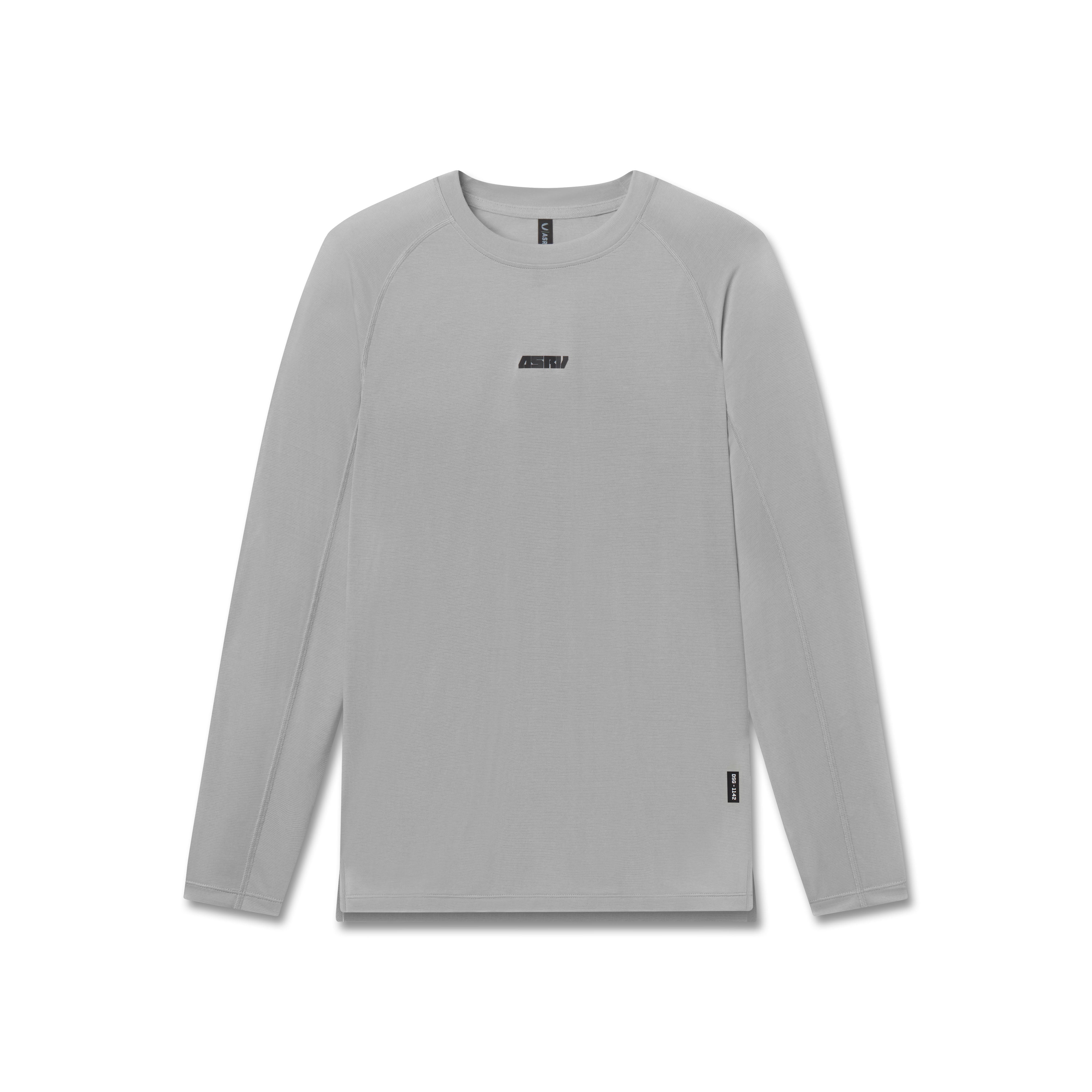 Flatlay of Polartec® Delta Longsleeve in slate grey, front view