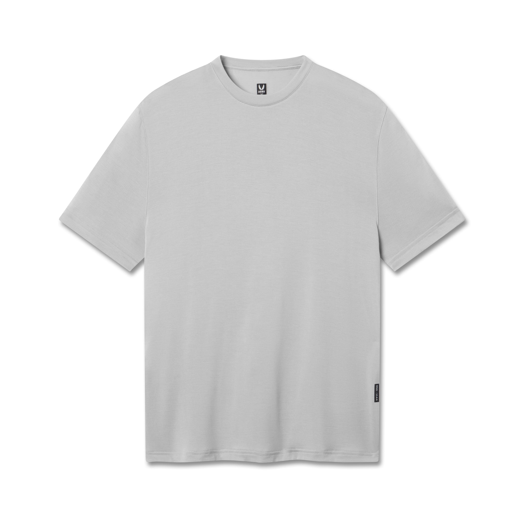 flatlay Polartec® Delta Training Tee in slate grey, front view