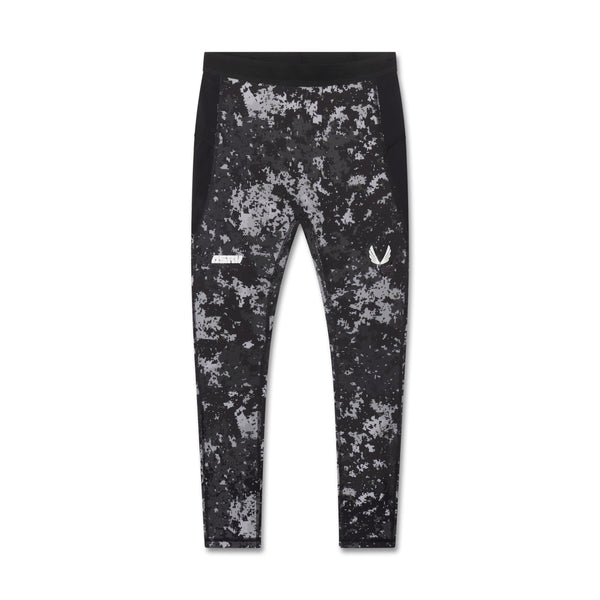 1146. Lycra® Ribbed Running Tight - Pixel Camo