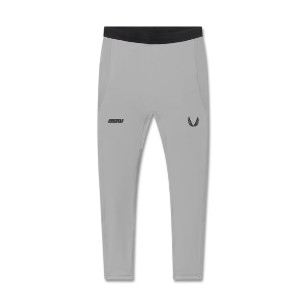 1146. Lycra® Ribbed Running Tight - Slate Grey