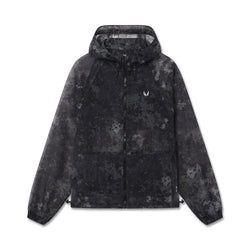 1162. Weather-Ready Transparent Ripstop Shell Jacket - Pixel Camo