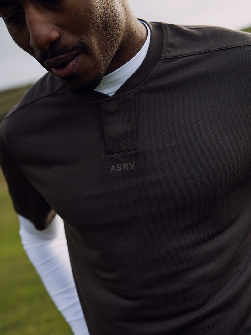 1166. Polartec® Delta Polo - Black