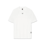 flatlay Laser-Vent Training Tee in white, front view