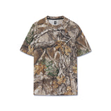 flatlay Laser-Vent Training Tee in Realtree Edge camouflage, front view