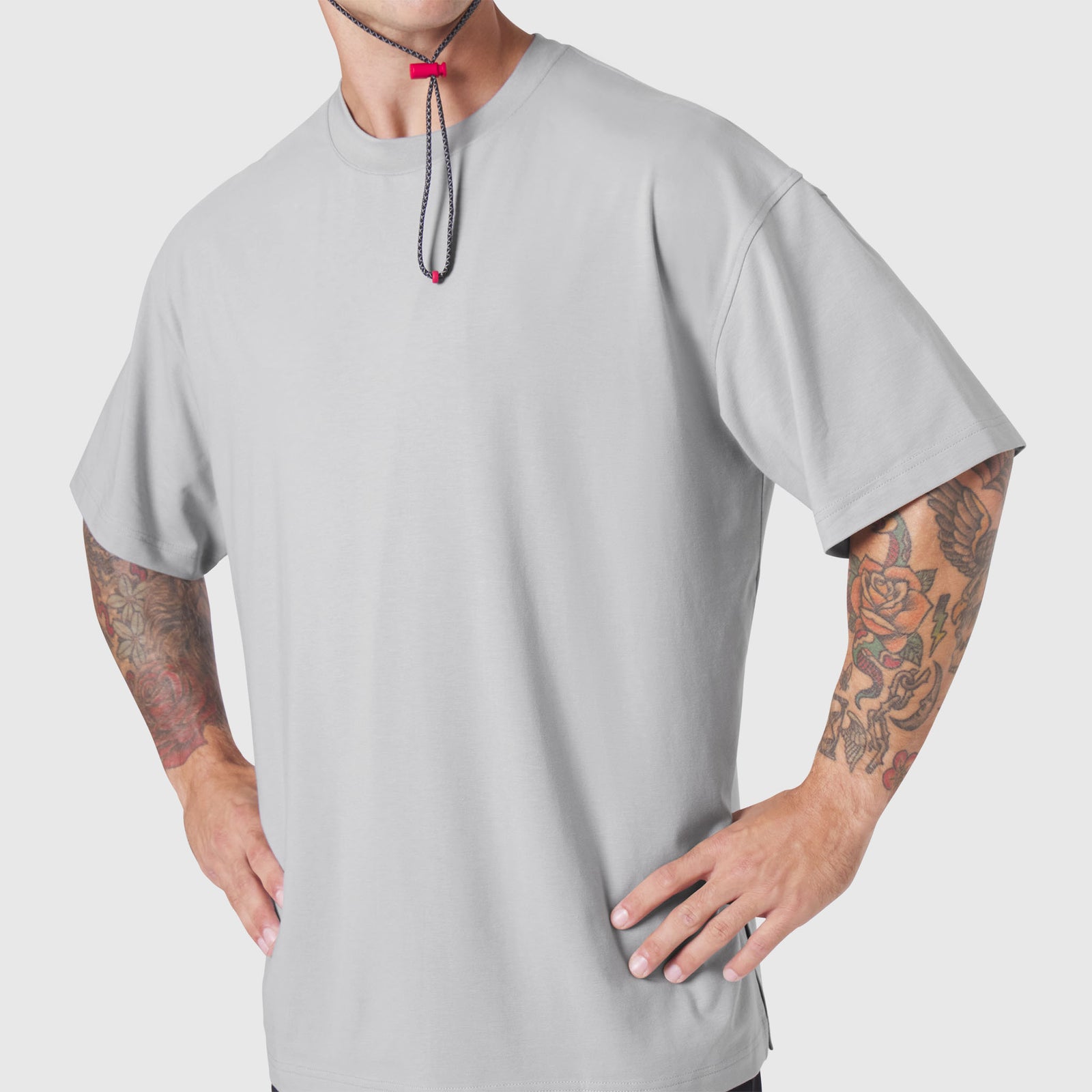 1186. SUPIMA® Ice-Skin™ Reversible Tee - Slate Grey/Black – ASRV
