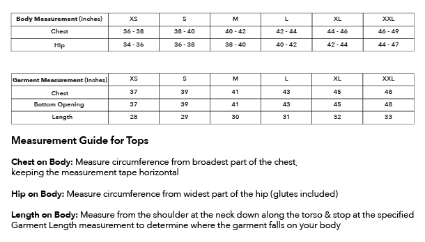 Size guide