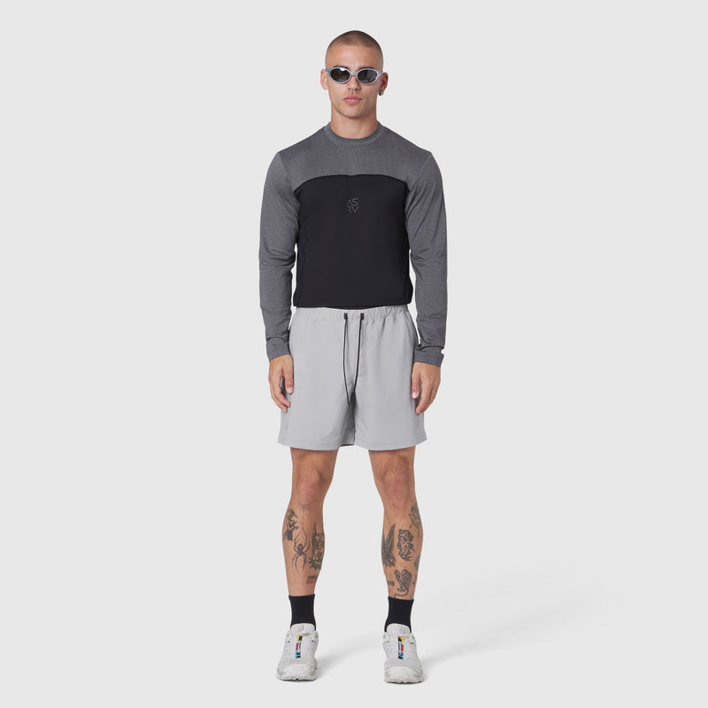 1190. AEROSILVER® UPF50+ Run Long Sleeve - Black – ASRV