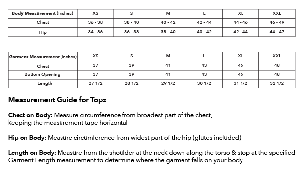 Size guide
