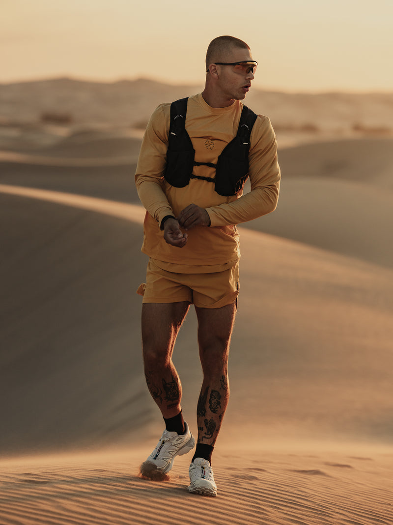 1190. AEROSILVER® UPF50+ Run Long Sleeve - Amber