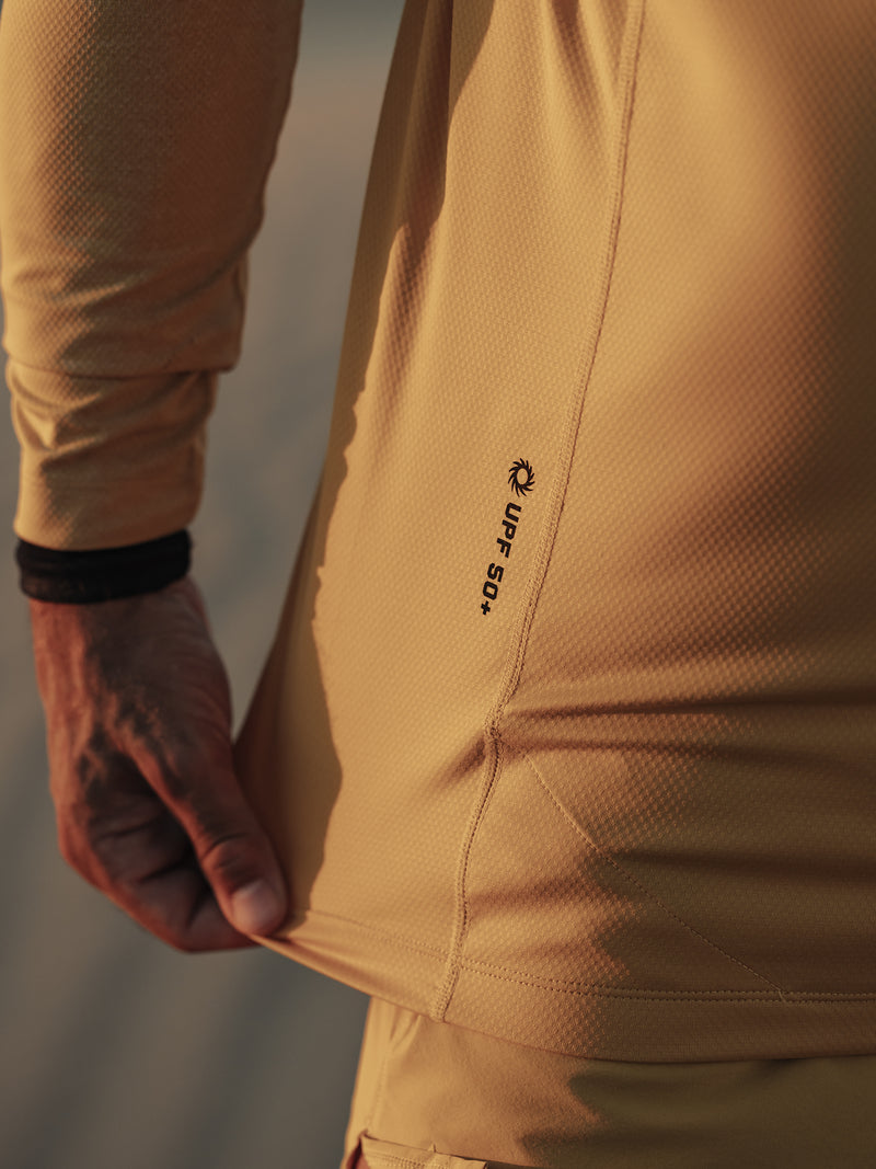 1190. AEROSILVER® UPF50+ Run Long Sleeve - Amber