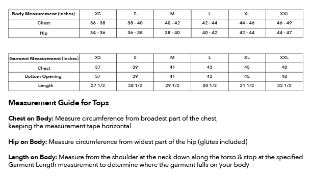 Size guide